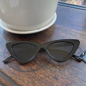 Le Specs The Last Lolita Black Cat Eye Sunglasses